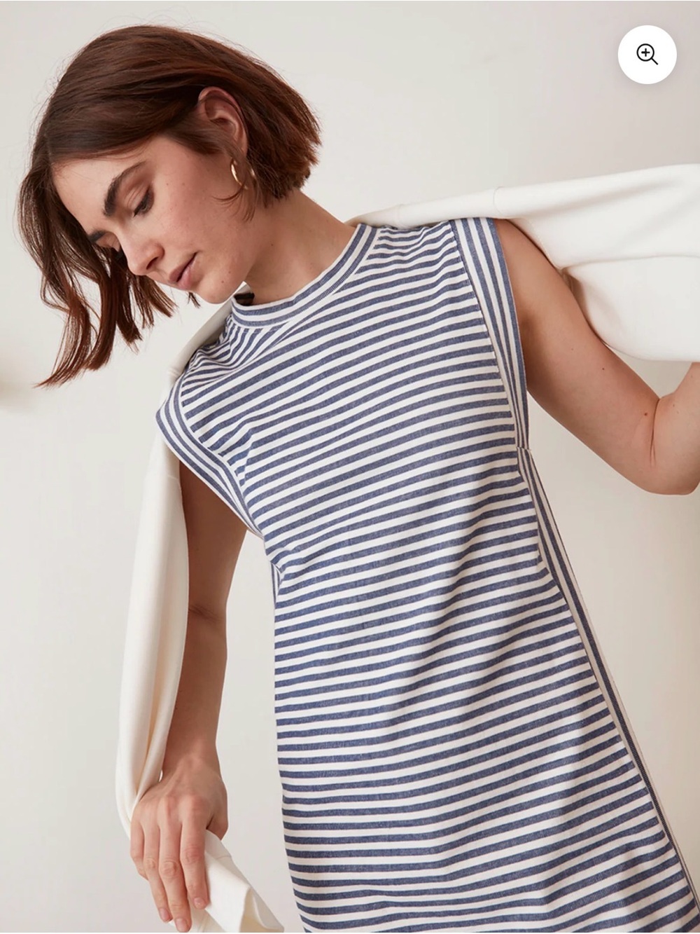 Grey State striped dress - the Kimmy dress